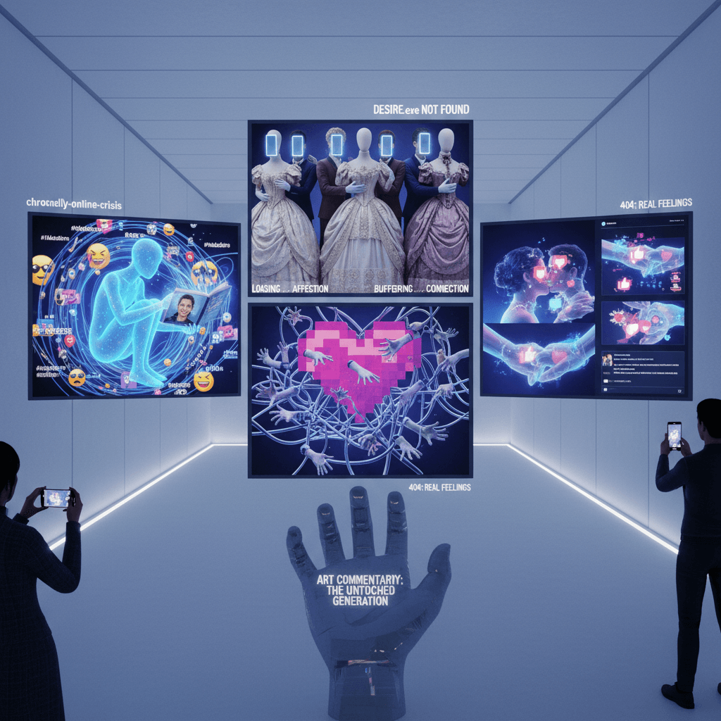 Gen Z so touch-starved we need photo essays to remember what desire looks like