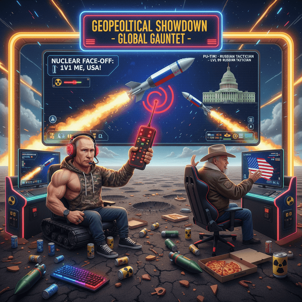 Putin challenges US to missile duel like a CoD streamer with nukes