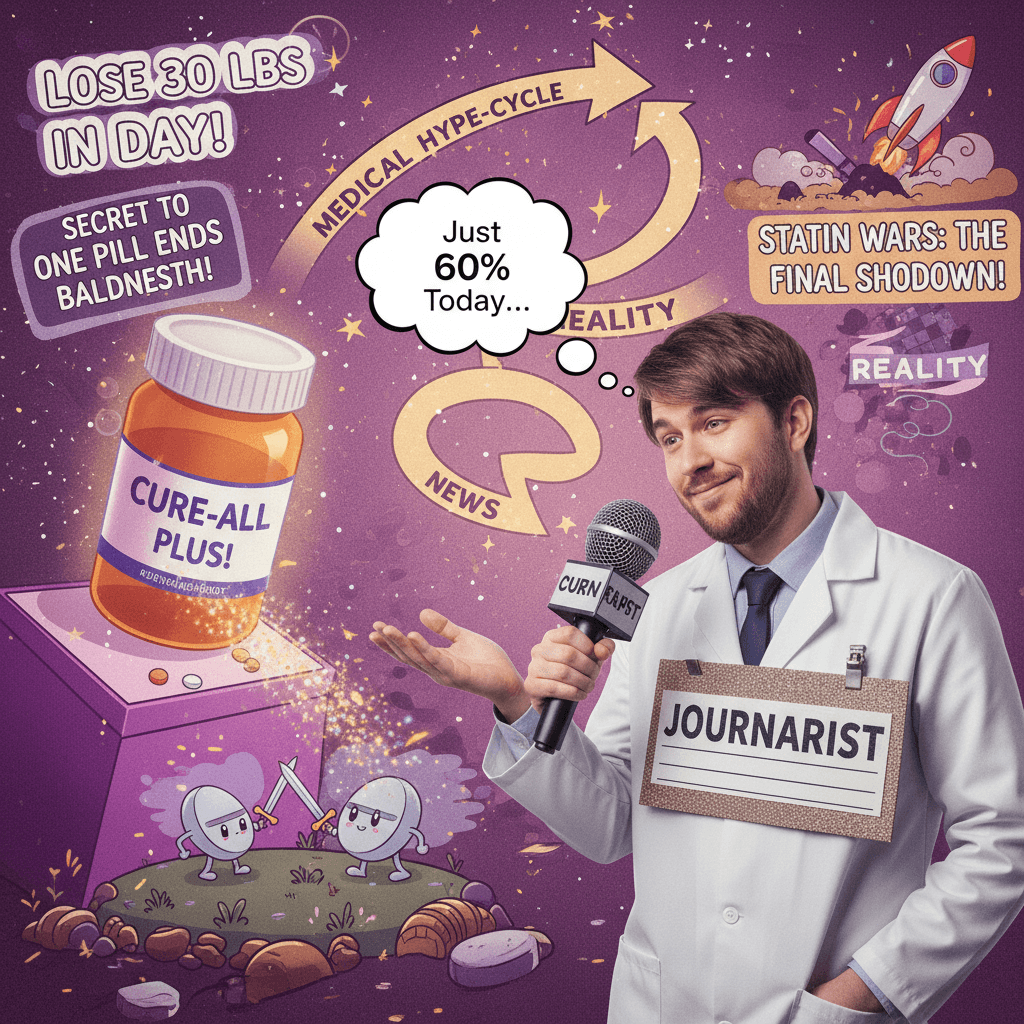 Pharmaceutical press release cosplaying as journalism with 60% enthusiasm