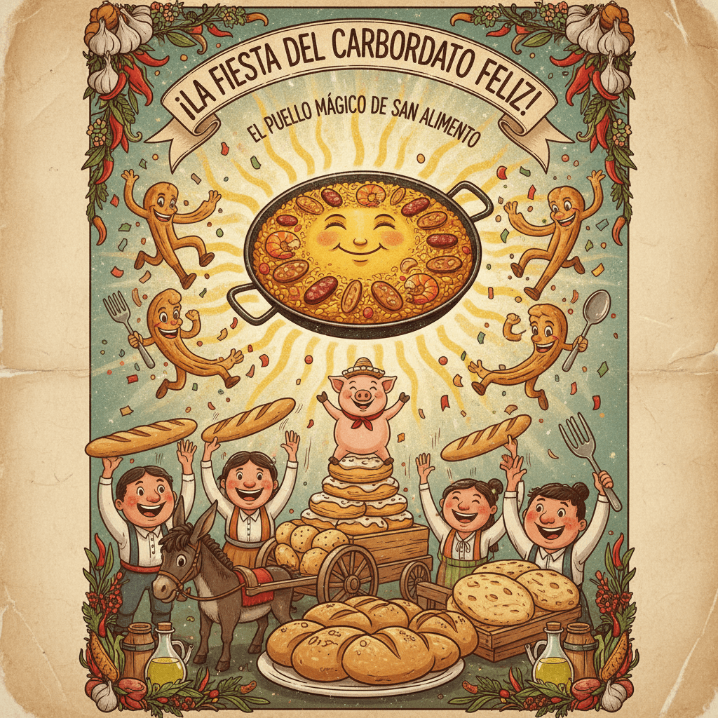 Local fiesta poster radiates pure joy and carb-based enthusiasm
