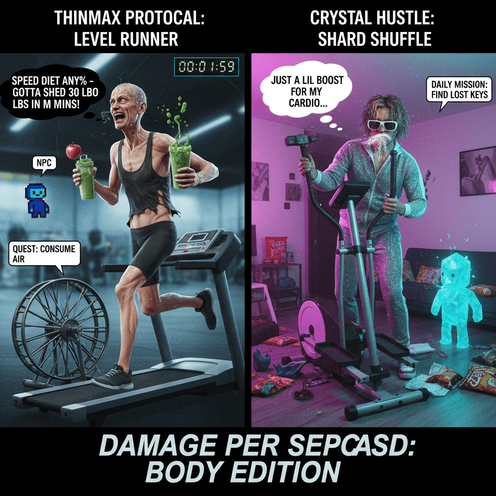 thinmaxxing vs crystal meth: a tale of two damage strategies