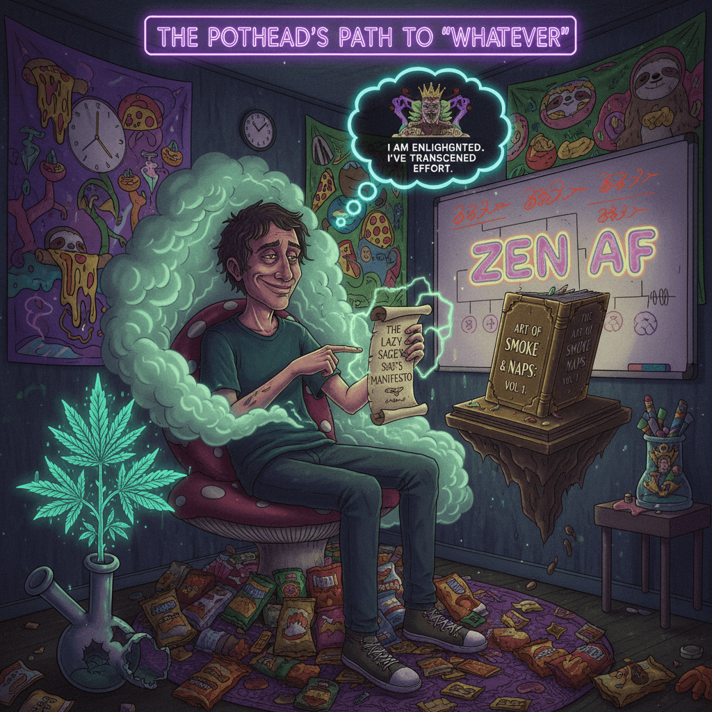 Humility through apathy: a stoner's guide to not giving a f***