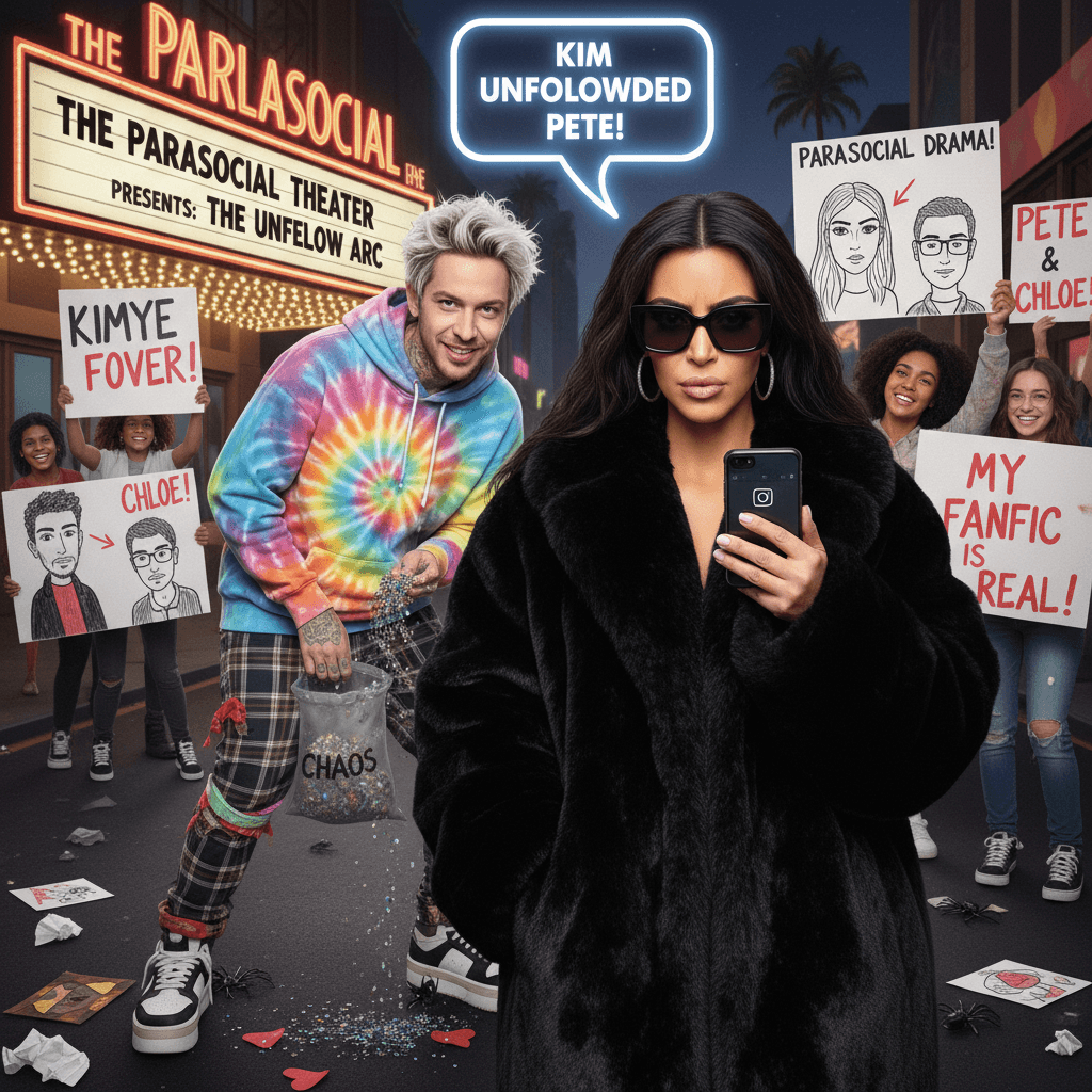 Miley sang breakup songs at Pete while Kim did unfollow speedrun