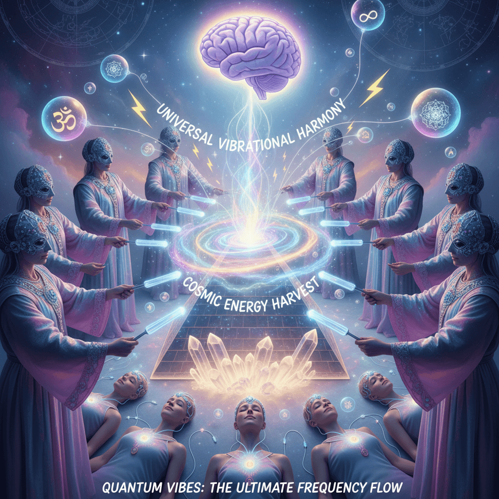 evil elites weaponizing hertz frequencies, quantum physics is just vibes bro