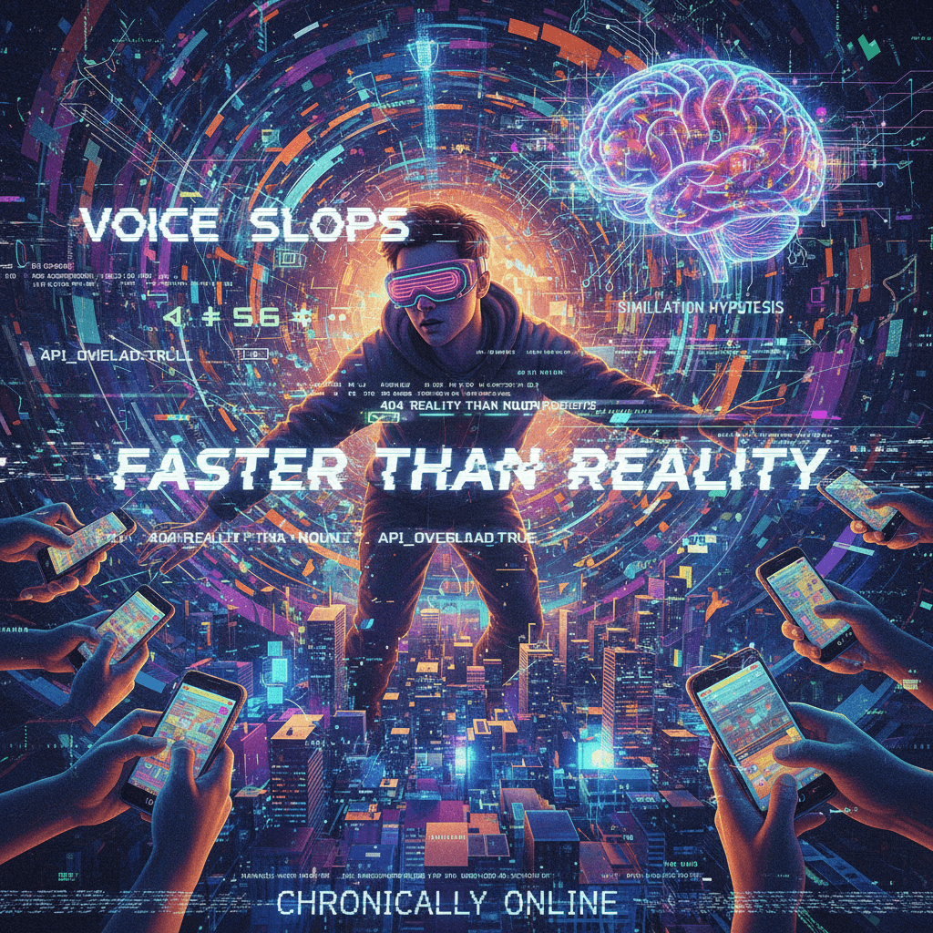 we live in a society where voice slops transcribe faster than reality