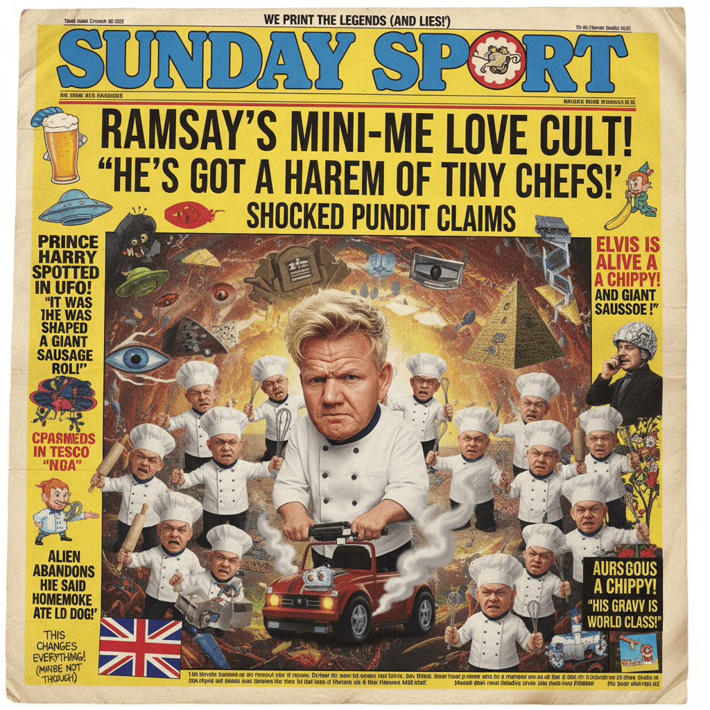 Gordon Ramsay sex dwarf conspiracy hits different in tabloid hell