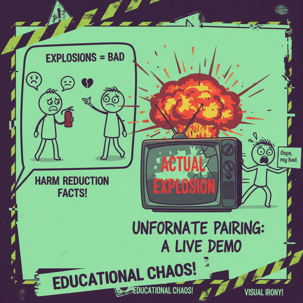 The Conversation: here's why explosions are bad, ft. actual explosion