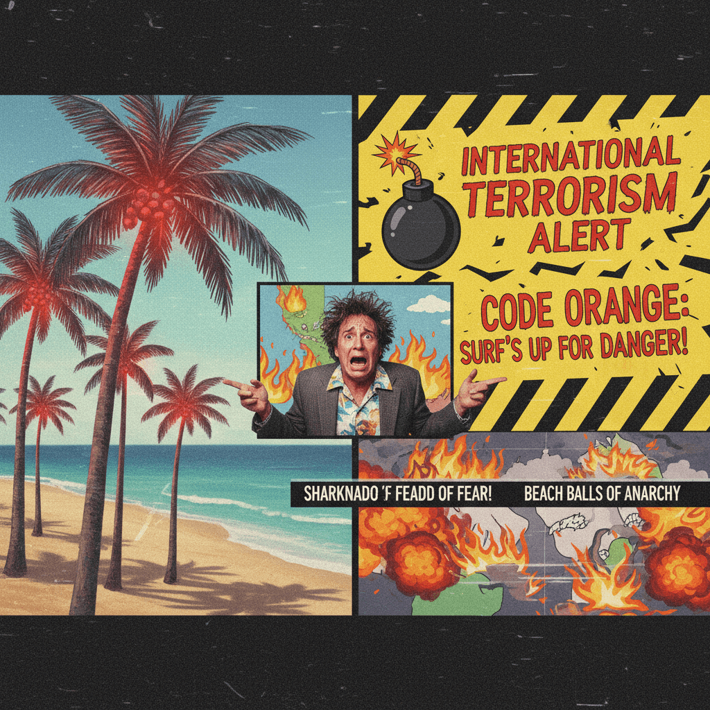 Palm trees go hard when paired with international terrorism alerts