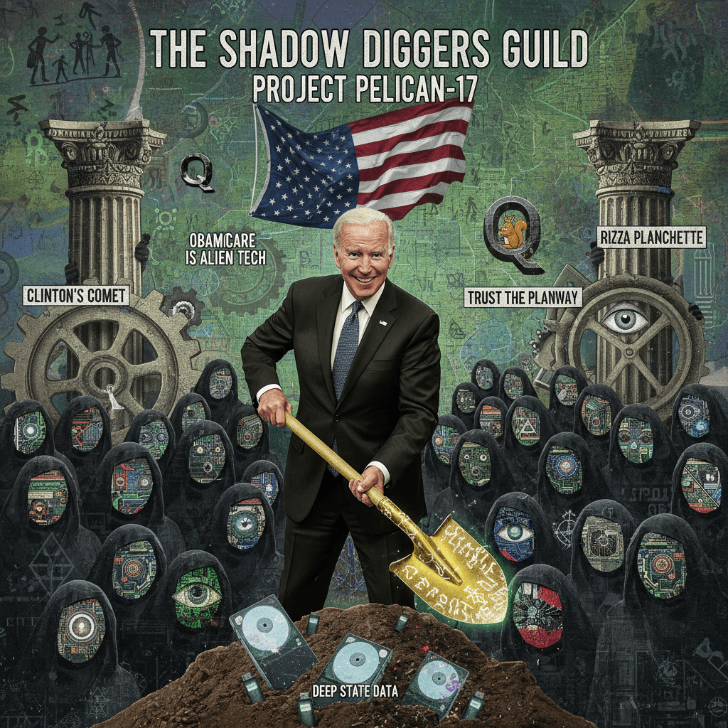 Biden's secret twin loves shovels, apparently has connections to shadow faces