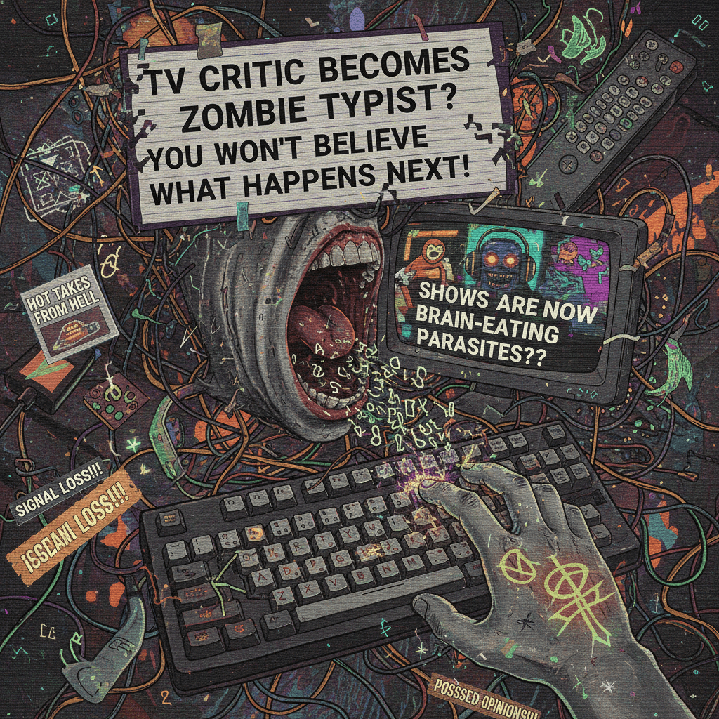 someone let their keyboard get possessed mid-rant about tv