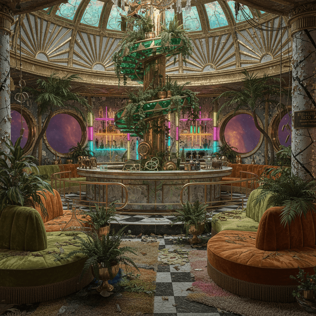 when your spaceship interior design peaked in 1974 and never recovered