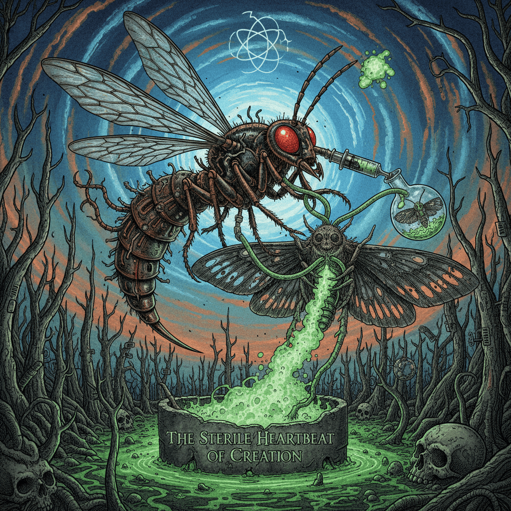 nature's ultimate incel energy: wasp chemically neuters its moth gf