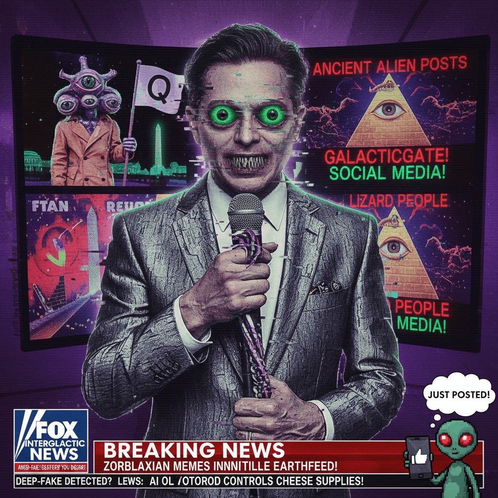 Fox News but make it alien-posting season