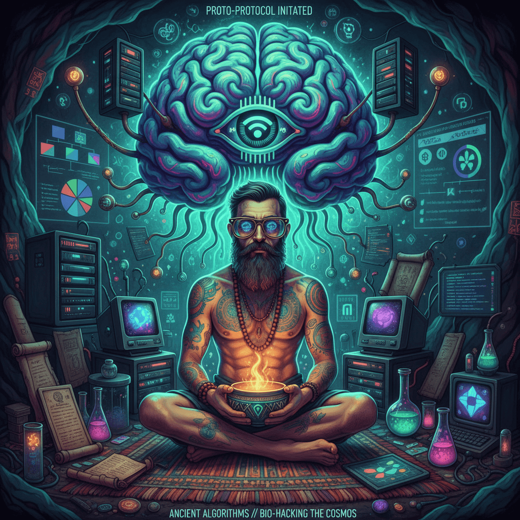 ayahuasca as humanity's first tech startup, probably