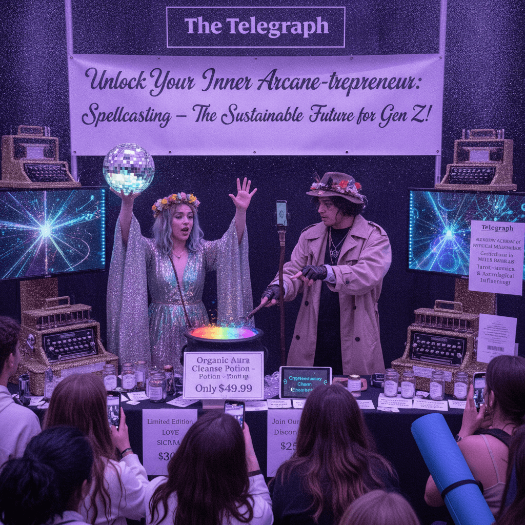Telegraph unironically platforming spell-casting as viable Gen Z career path