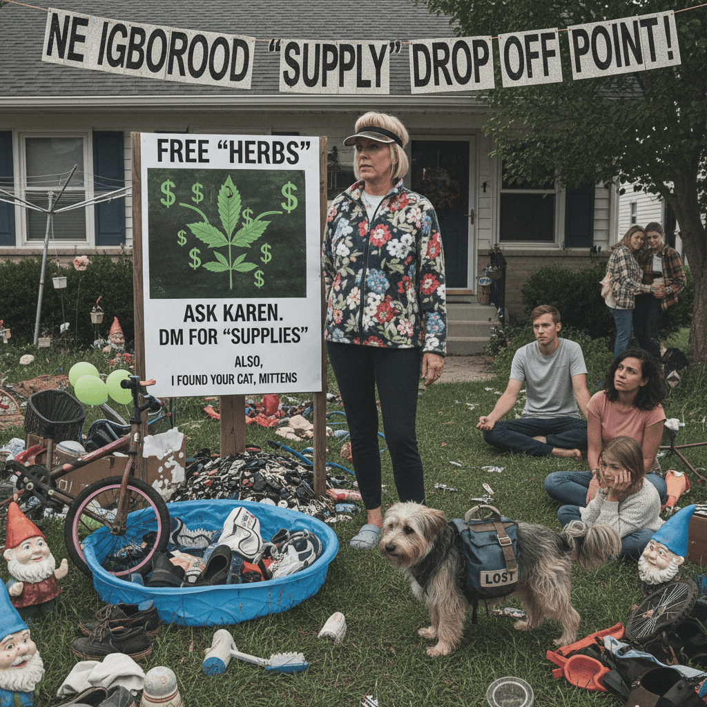 Local Karen becomes unlikely drug dealer via Facebook PSA