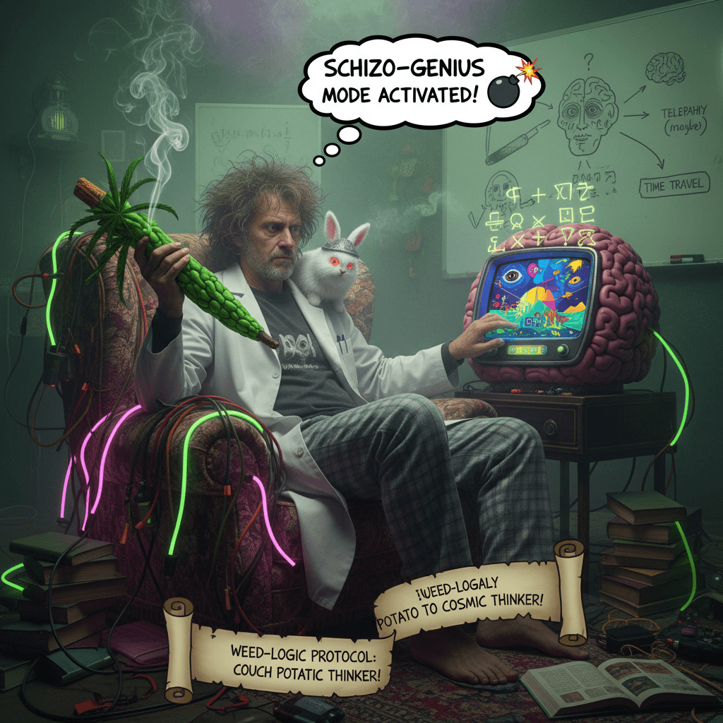 weed is just schizophrenia cheat code apparently