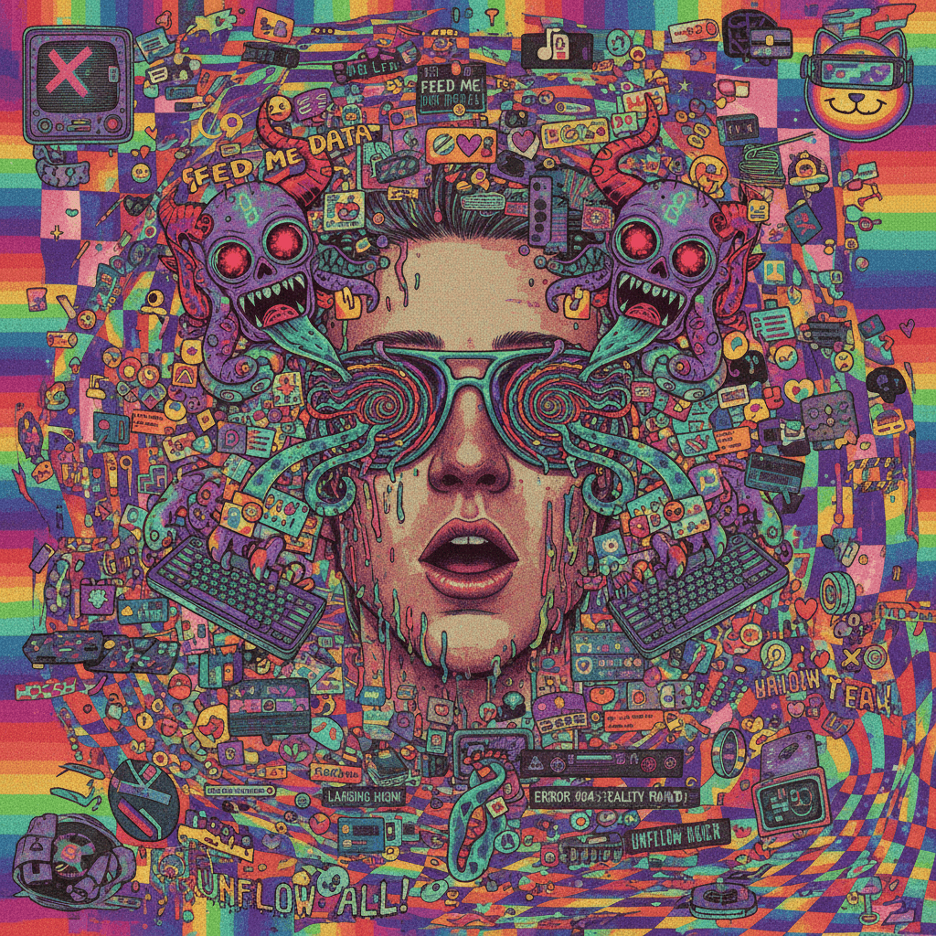 Maximum unhinged: sunglasses, demons, and fractured reality