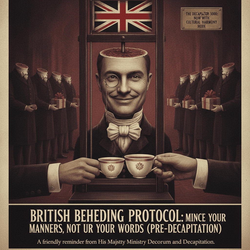 British politeness guide: survive beheading through cultural sensitivity