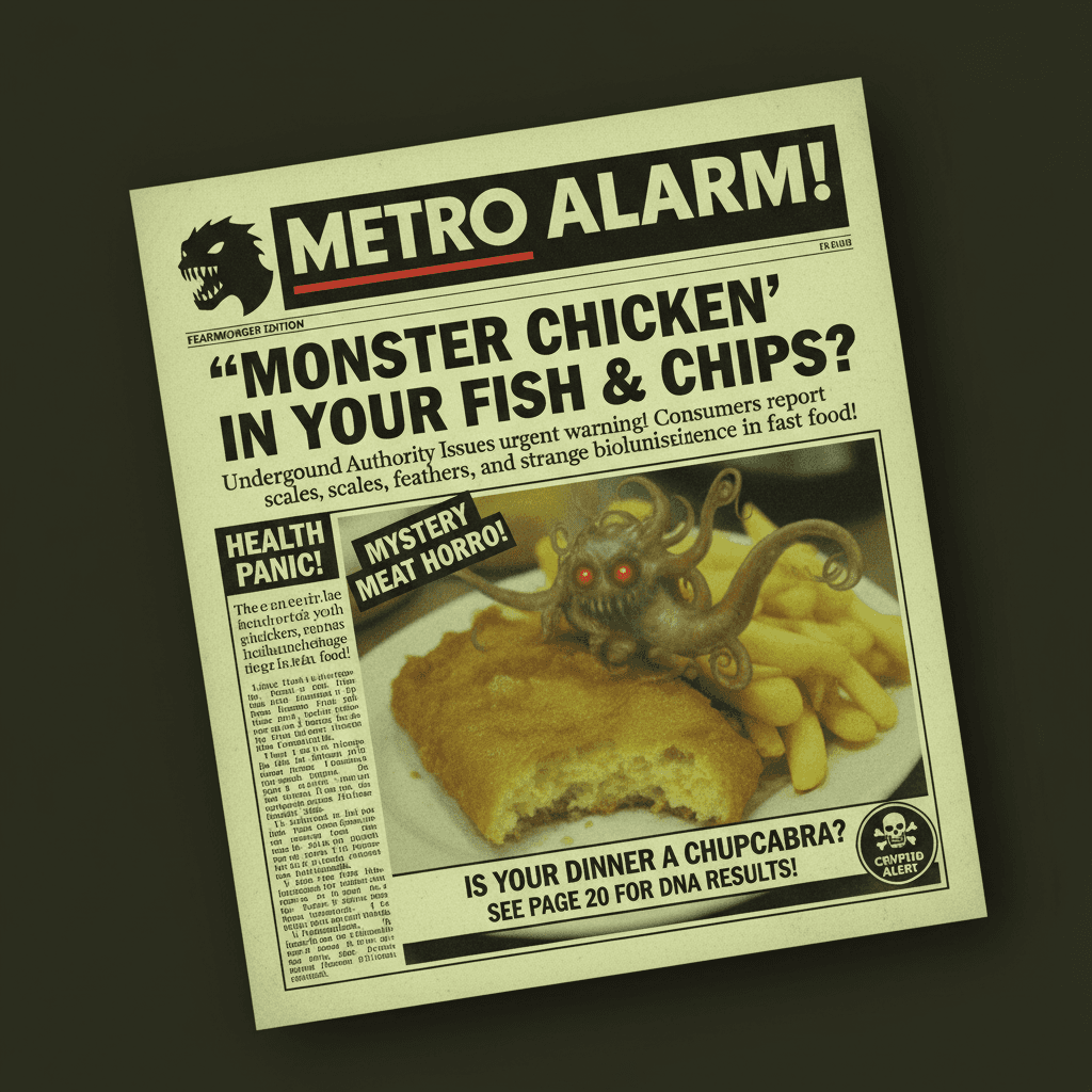 metro warns that your chippy might be serving cryptid meat
