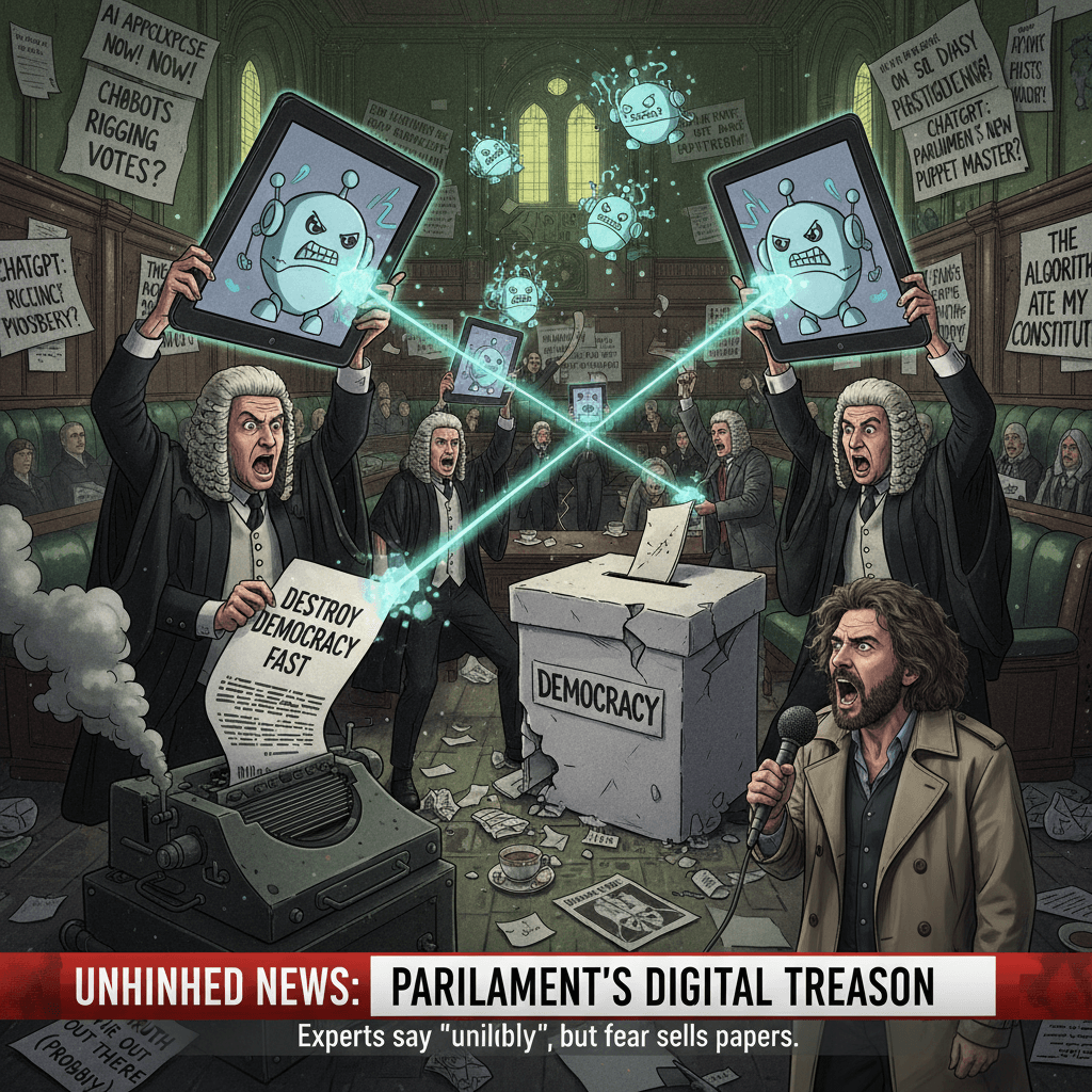 MPs weaponizing ChatGPT to destroy democracy, probably