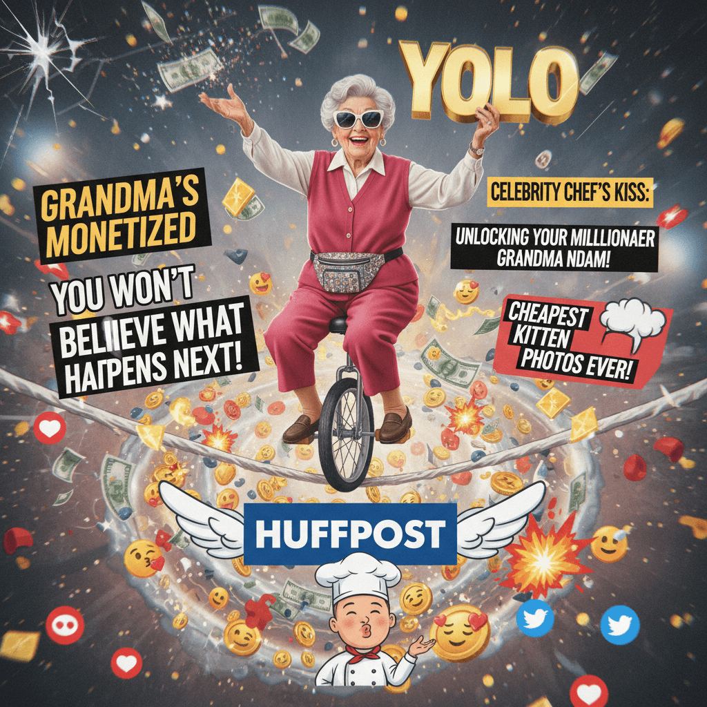 Grandma said YOLO and HuffPost said *chef's kiss* monetization