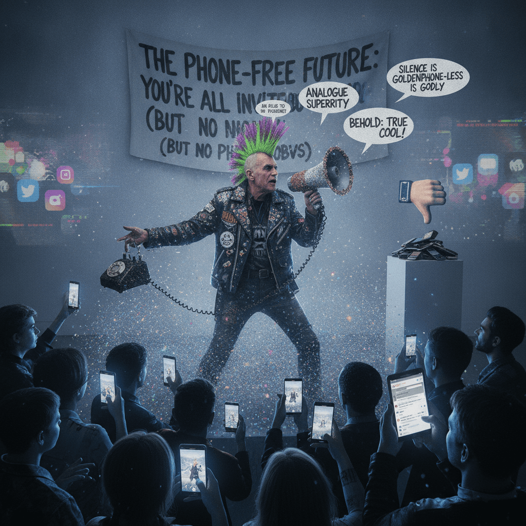 punk rock elder explains how turning off ur phone makes u cooler than everyone