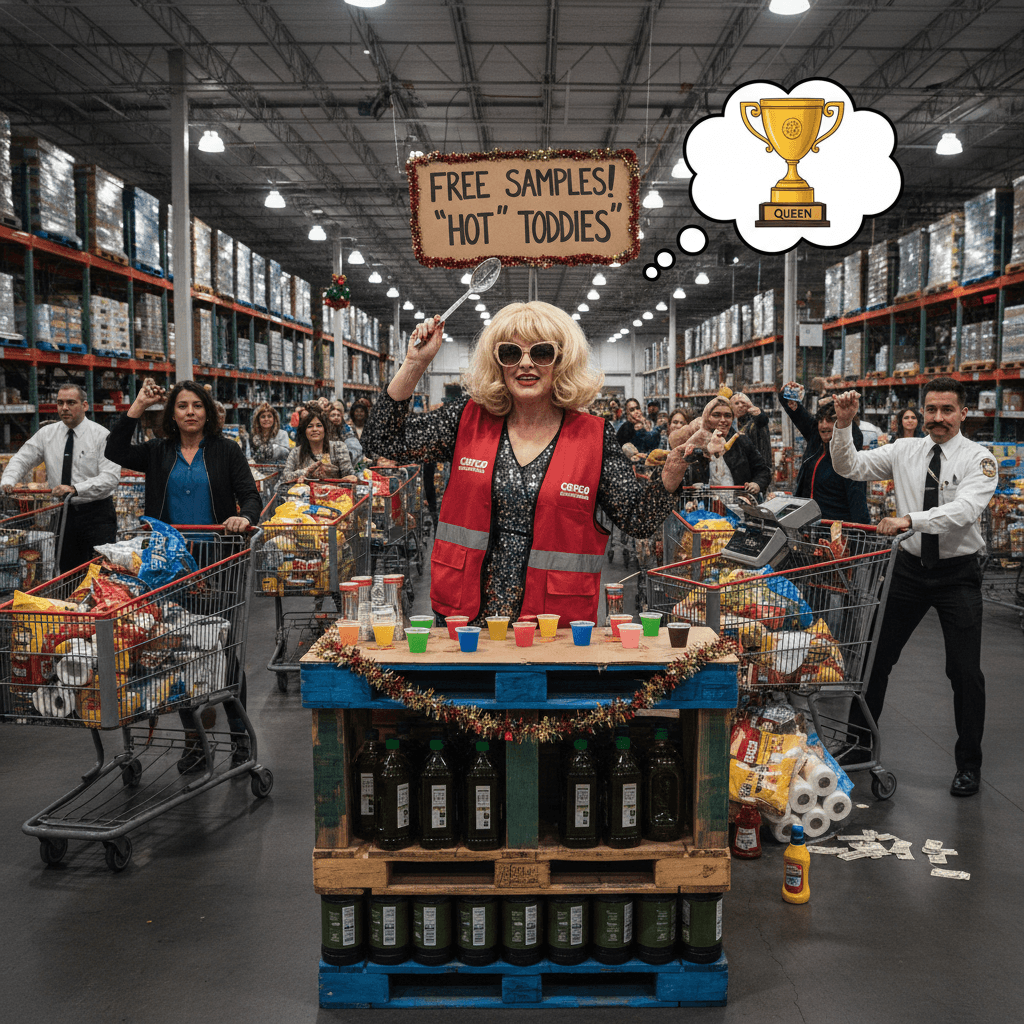 Woman speedruns Costco fraud by becoming the warehouse's hottest bartender