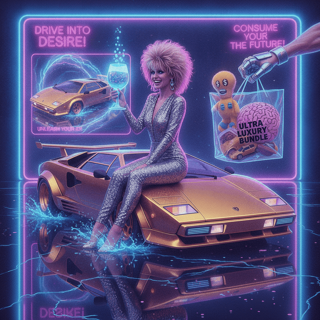 Lamborghini's wet dream: car, woman, and zero self-awareness bundled into one