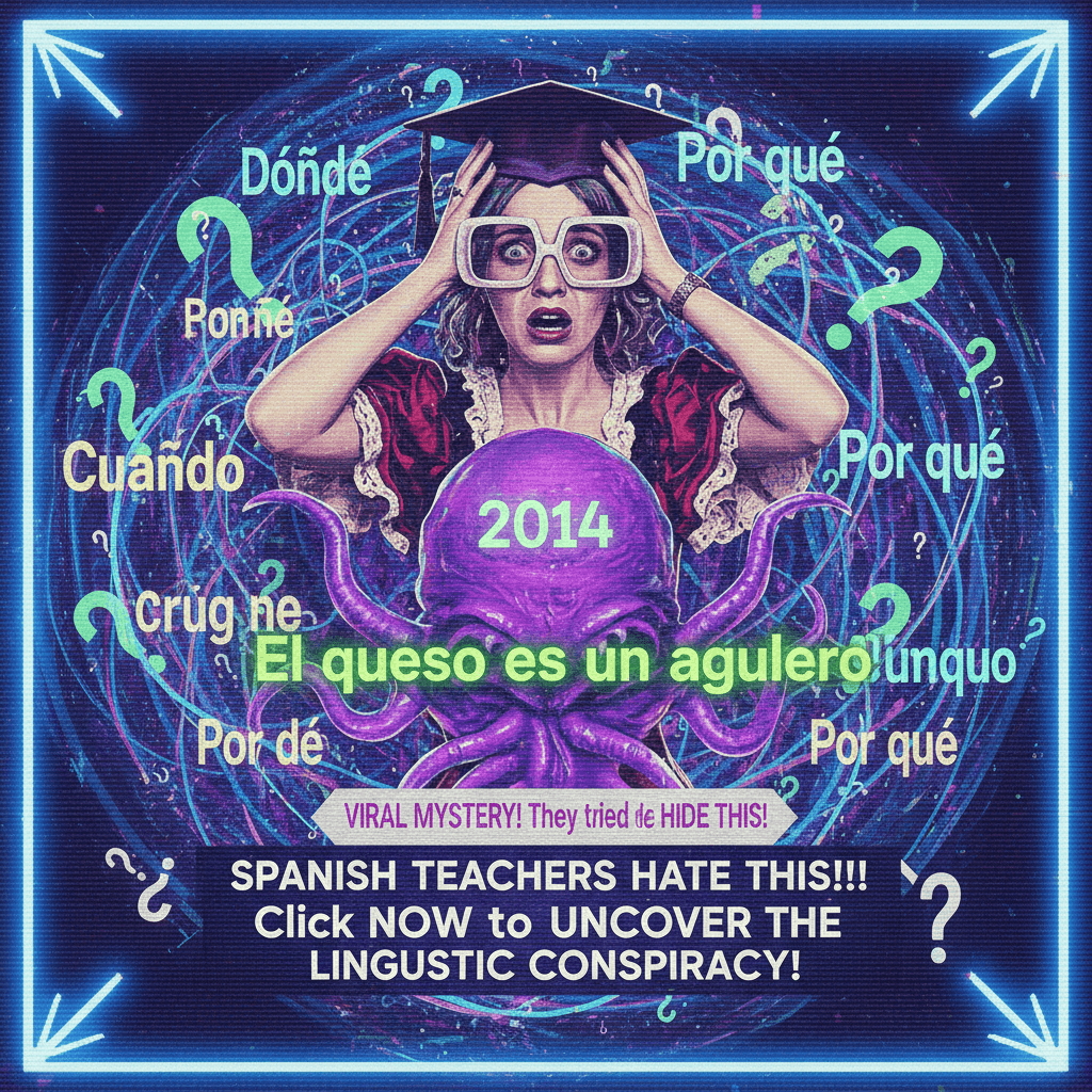 Spanish teachers hate this one weird sentence (2014 called, wants its mystery back)