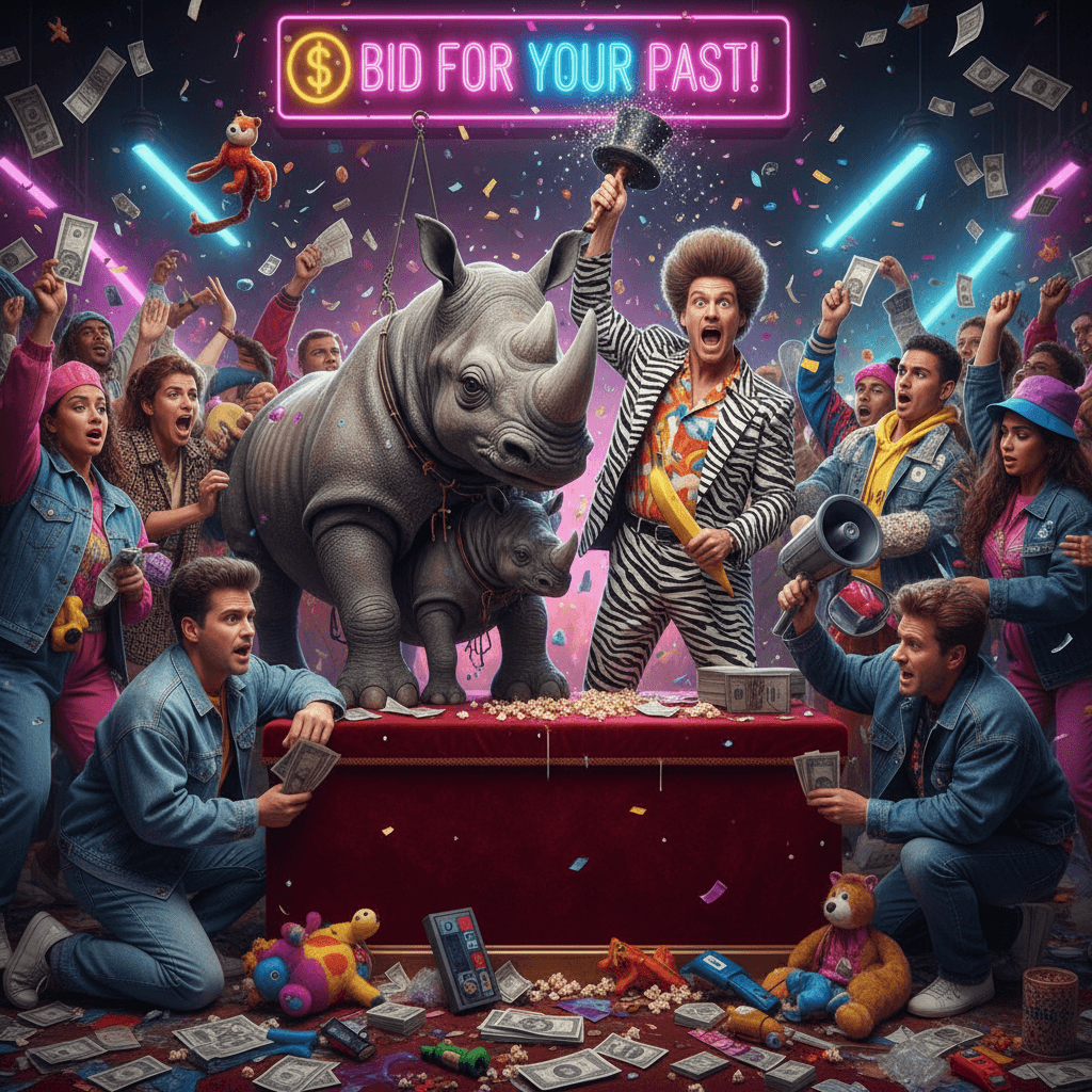 Rhino birth prop hitting auction block, your childhood is being monetized