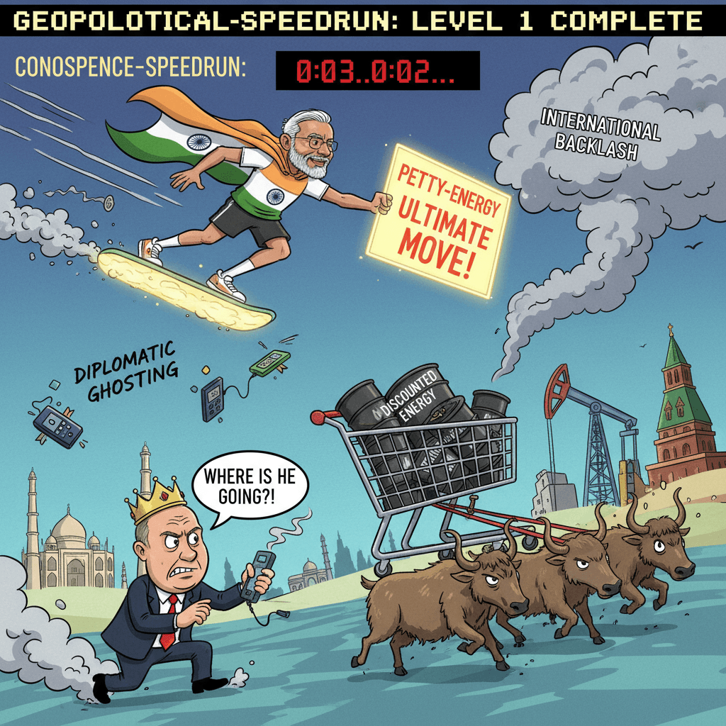 Modi pulls the ultimate energy move: ghosting Putin then asking for discounts back