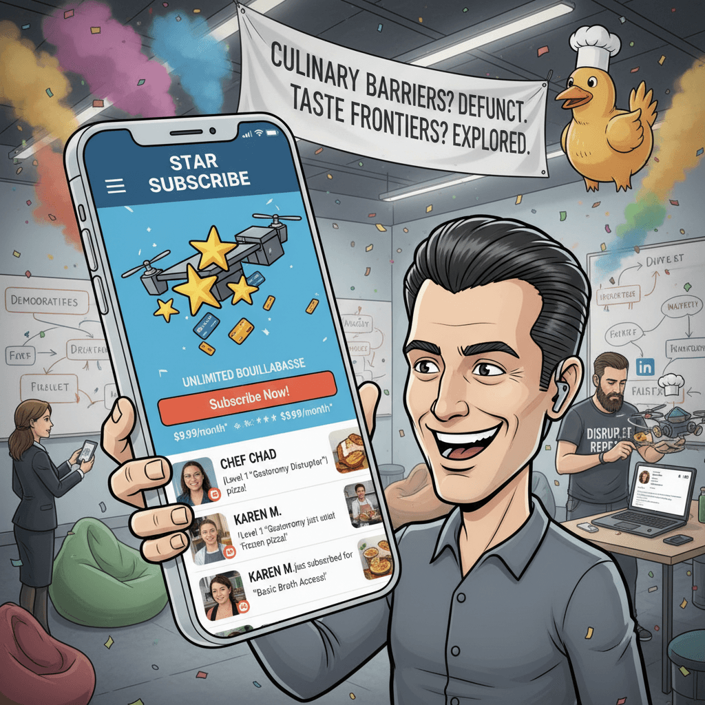 Michelin stars now available via subscription—culinary gatekeeping destroyed