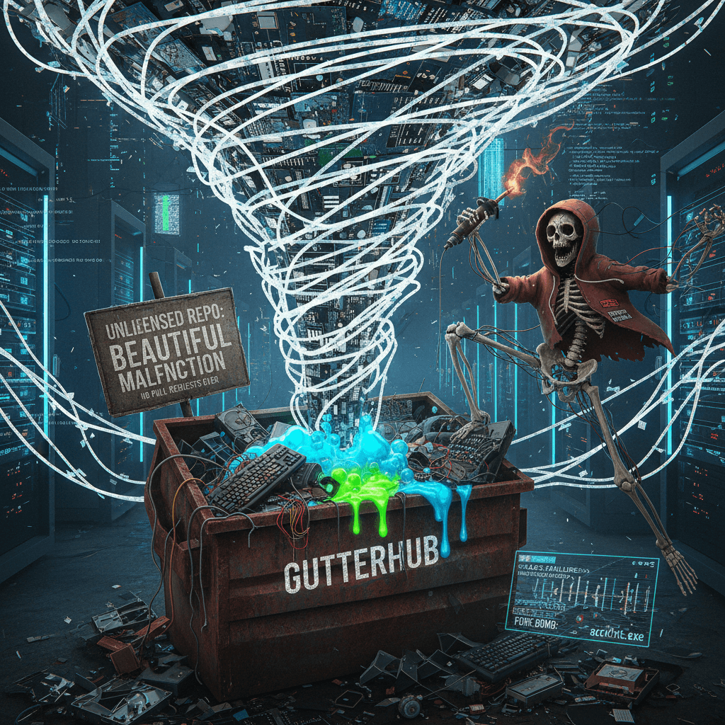 bony chaos meets gutterhub: a beautiful accident nobody asked for