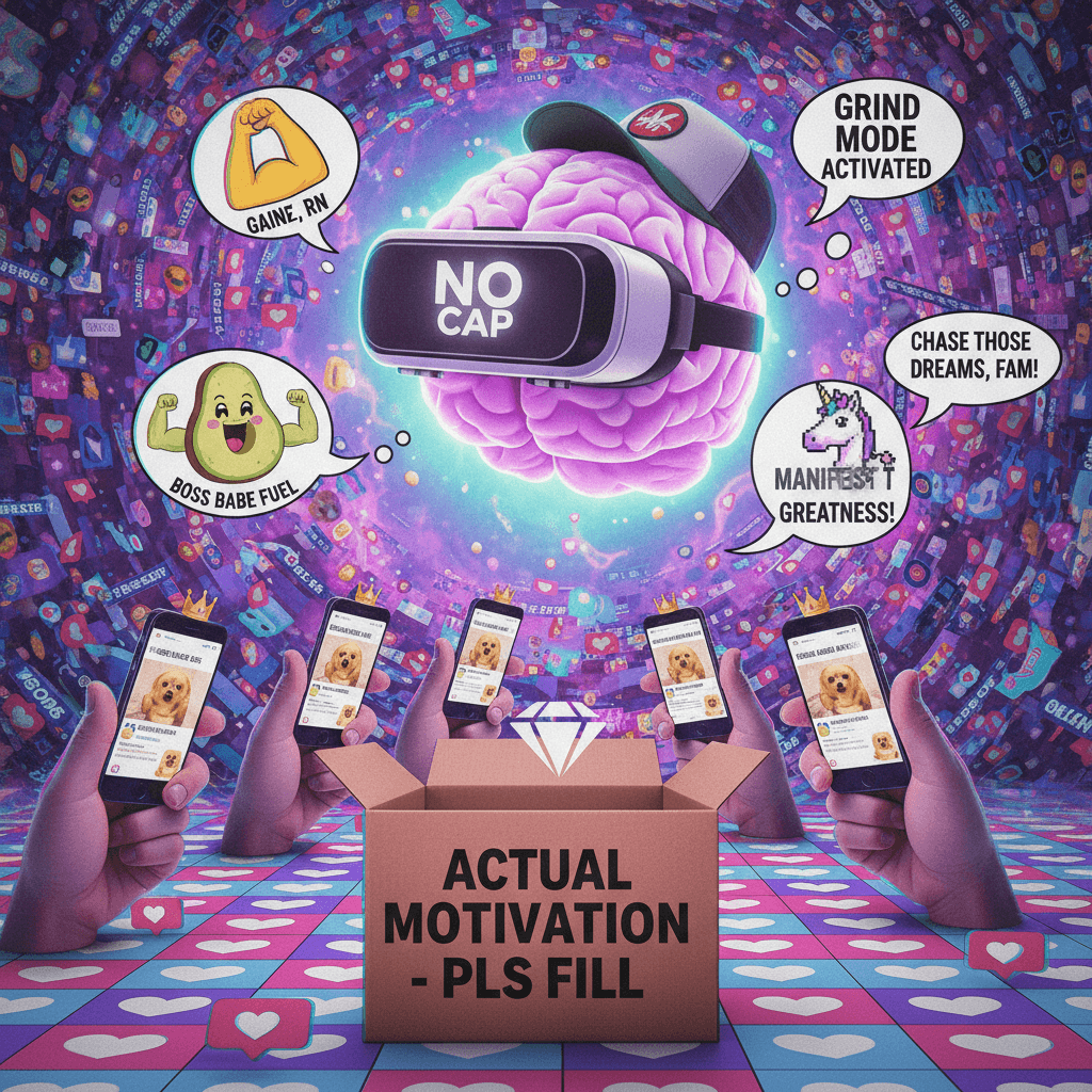 vibes on vibes, no cap, just give us actual motivation