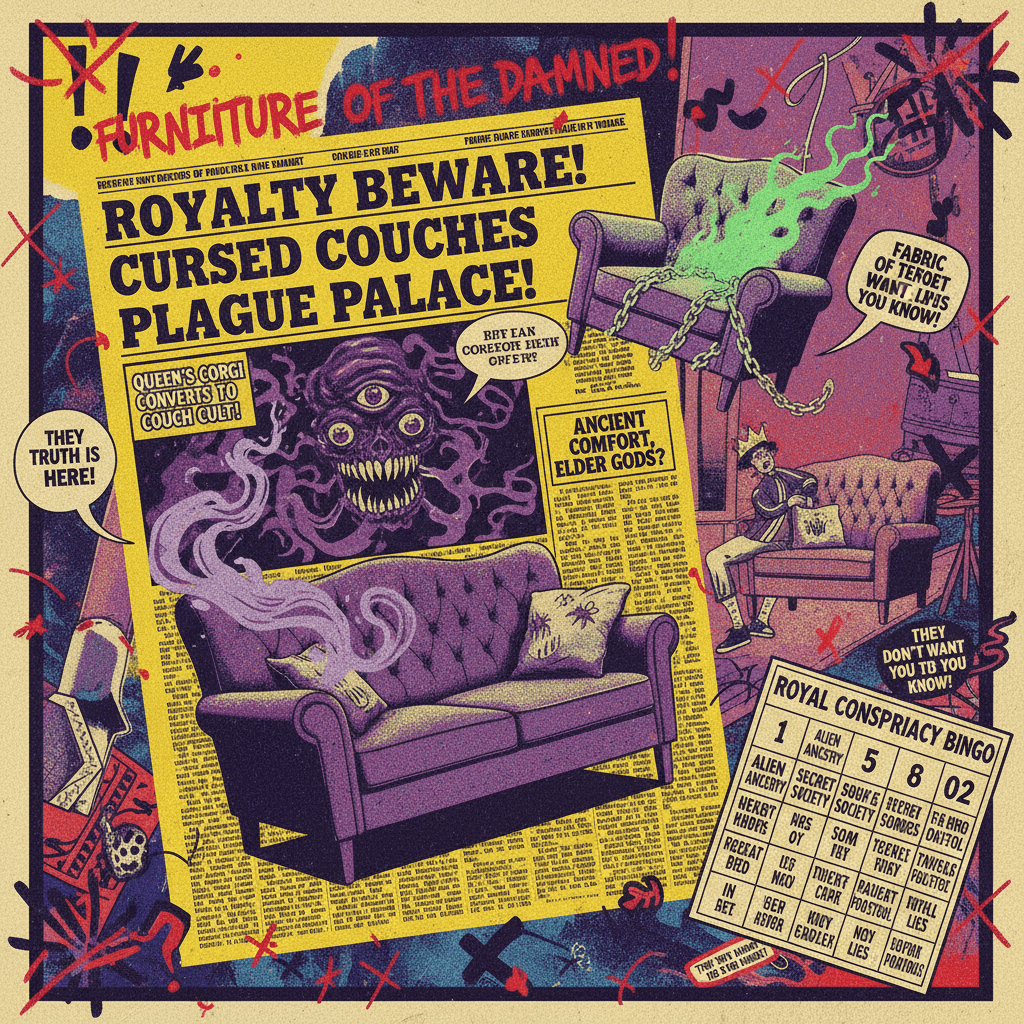 National Enquirer had a stroke and decided couches are ancient cursed artifacts