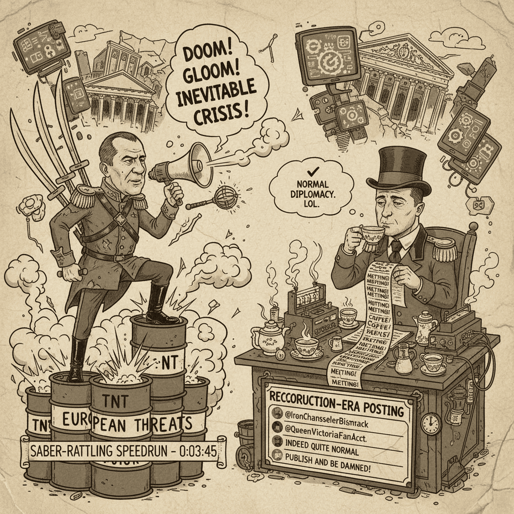 Lavrov threatens Europe while Zelenskyy schedules meetings, very normal diplomacy