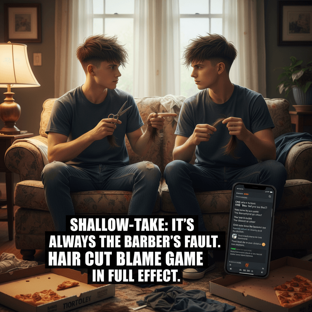 bro really said the problem is the haircut