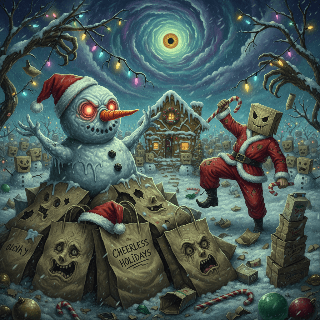 Frosty's fever dream: where holiday cheer goes to die