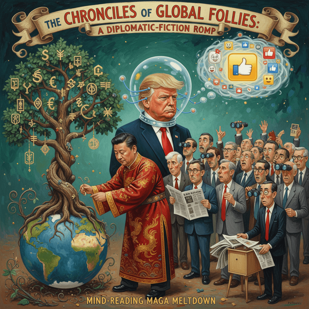 Xi plants ancient tree, Trump wants validation, nobody reads the room