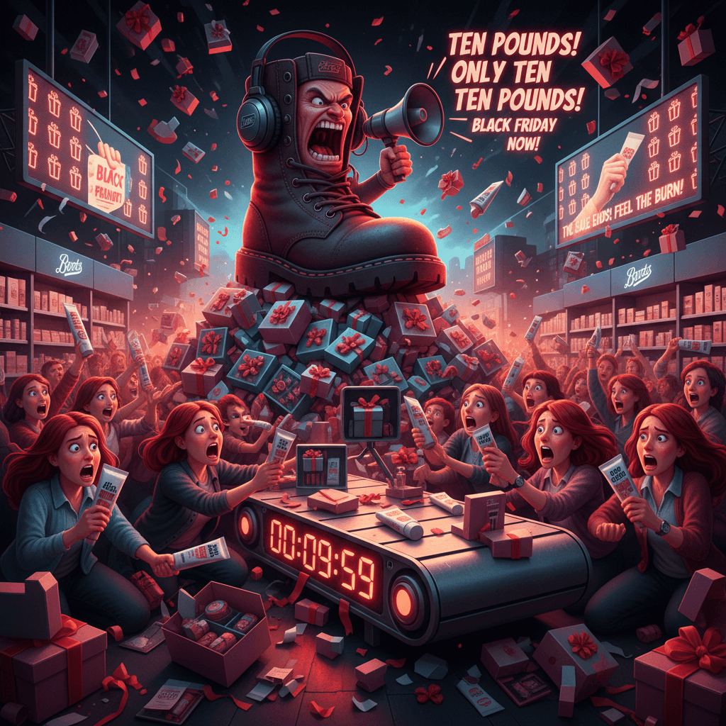 Boots screams about £10 hand cream like it's Black Friday