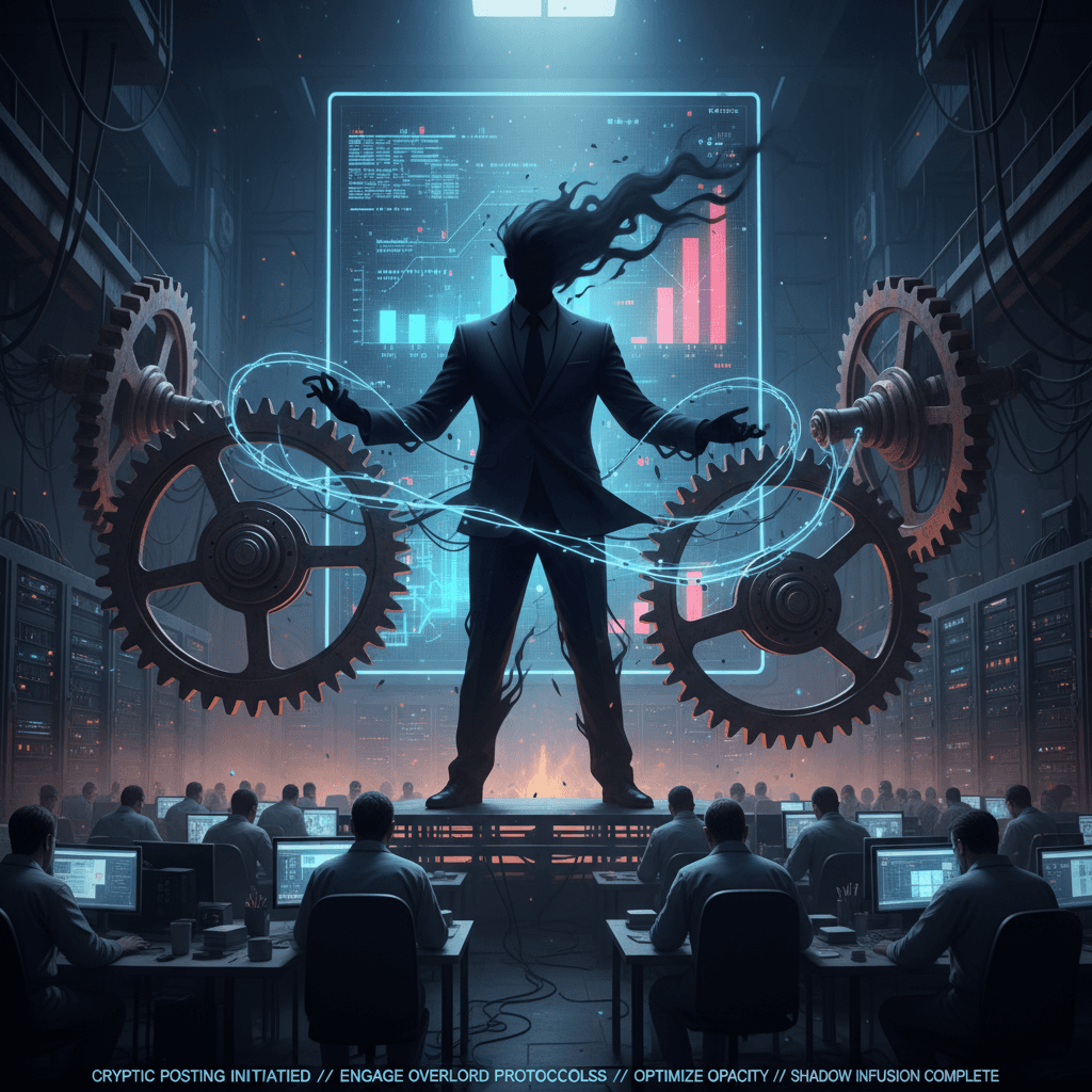 mysterious corporate tyrant energy ft. ominous shadow mechanics