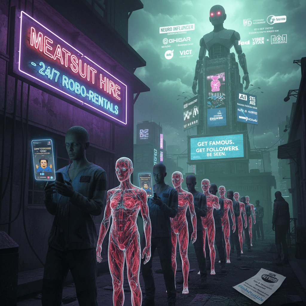 rent your meatsuit to the robot overlords, get paid in exposure