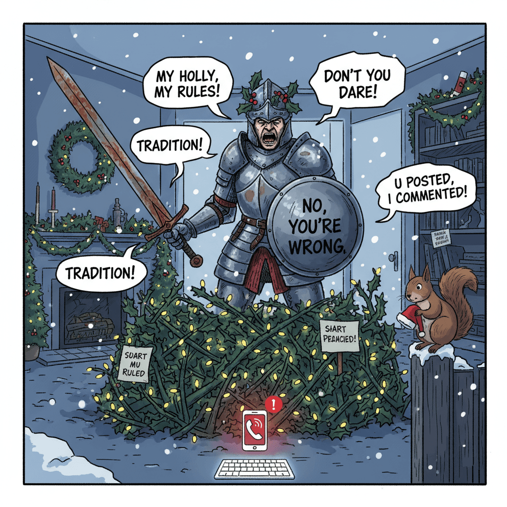 guy defends holly branches with the fury of someone personally attacked