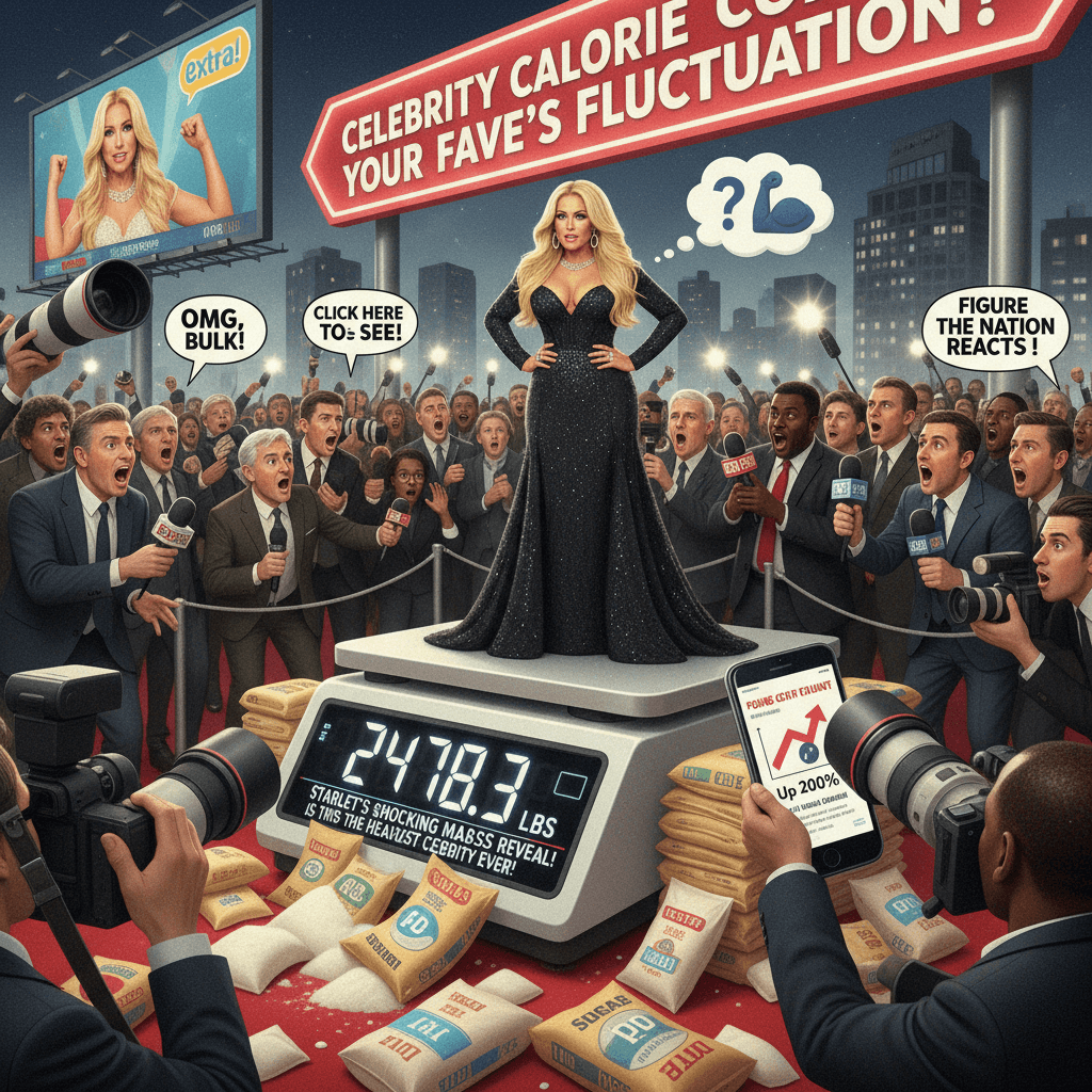 we're counting pounds now, apparently very newsworthy