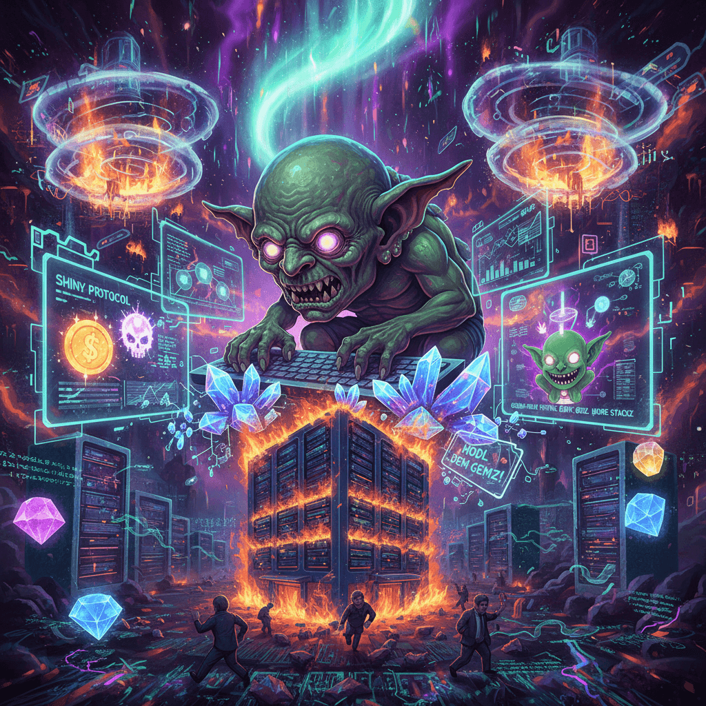goblin wants shiny while servers burn under vague arcane forces
