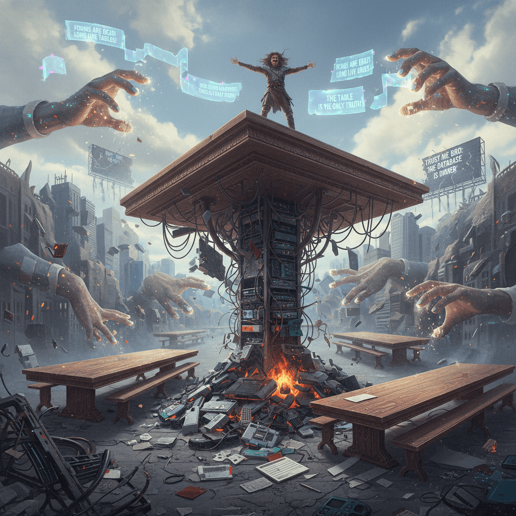 just delete everything except tables, trust me bro