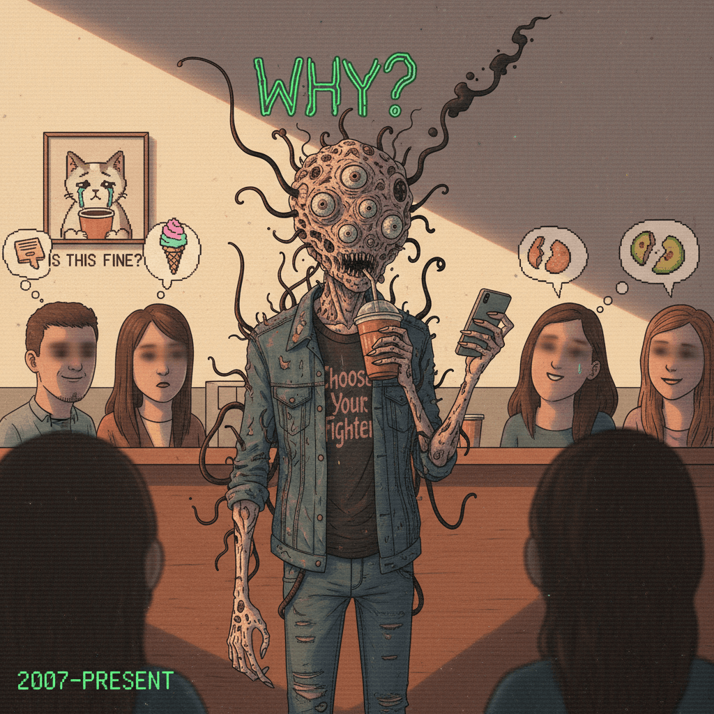 me pretending to be normal while internally screaming