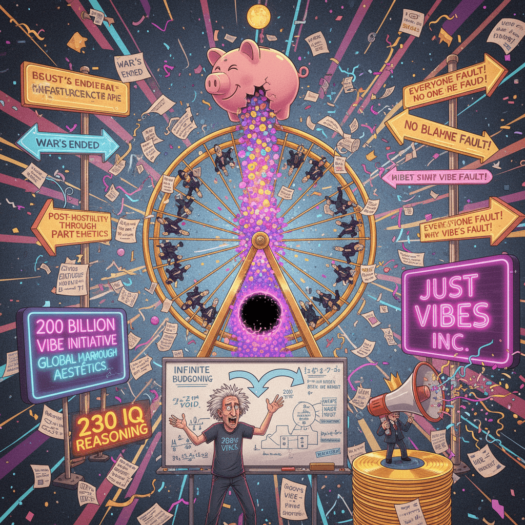 war's over but also we need 200B just vibes