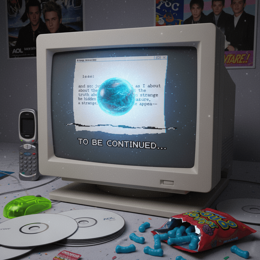 letter cuts off mid-story; eternal blue-ball moment